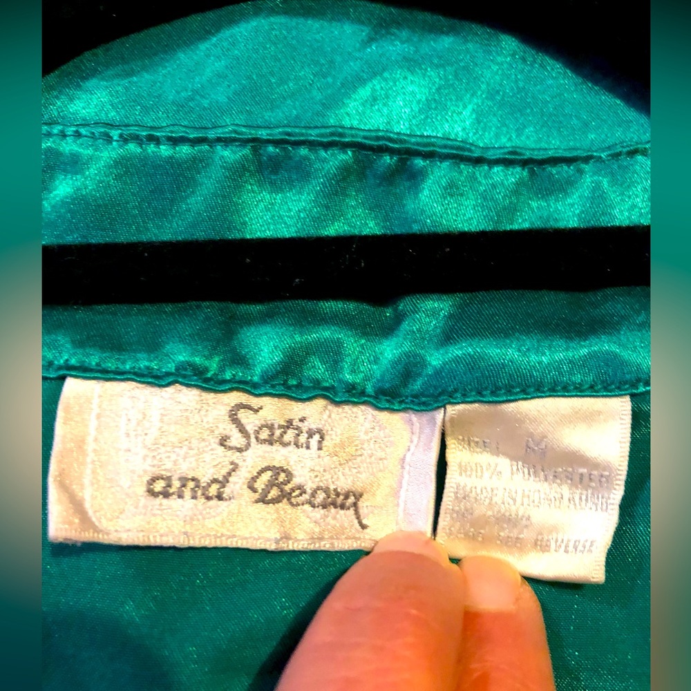 Green nightgown by Satin and beaux  size Medium